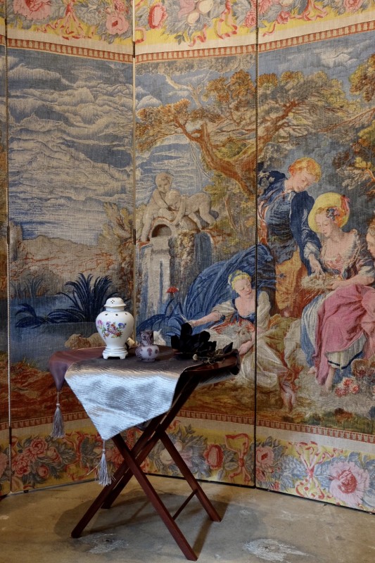 Gobelins folding screen