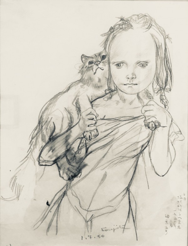 Cat and Girl