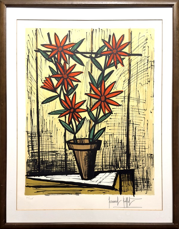 ベルナール　ビュフェ　「ダリア」