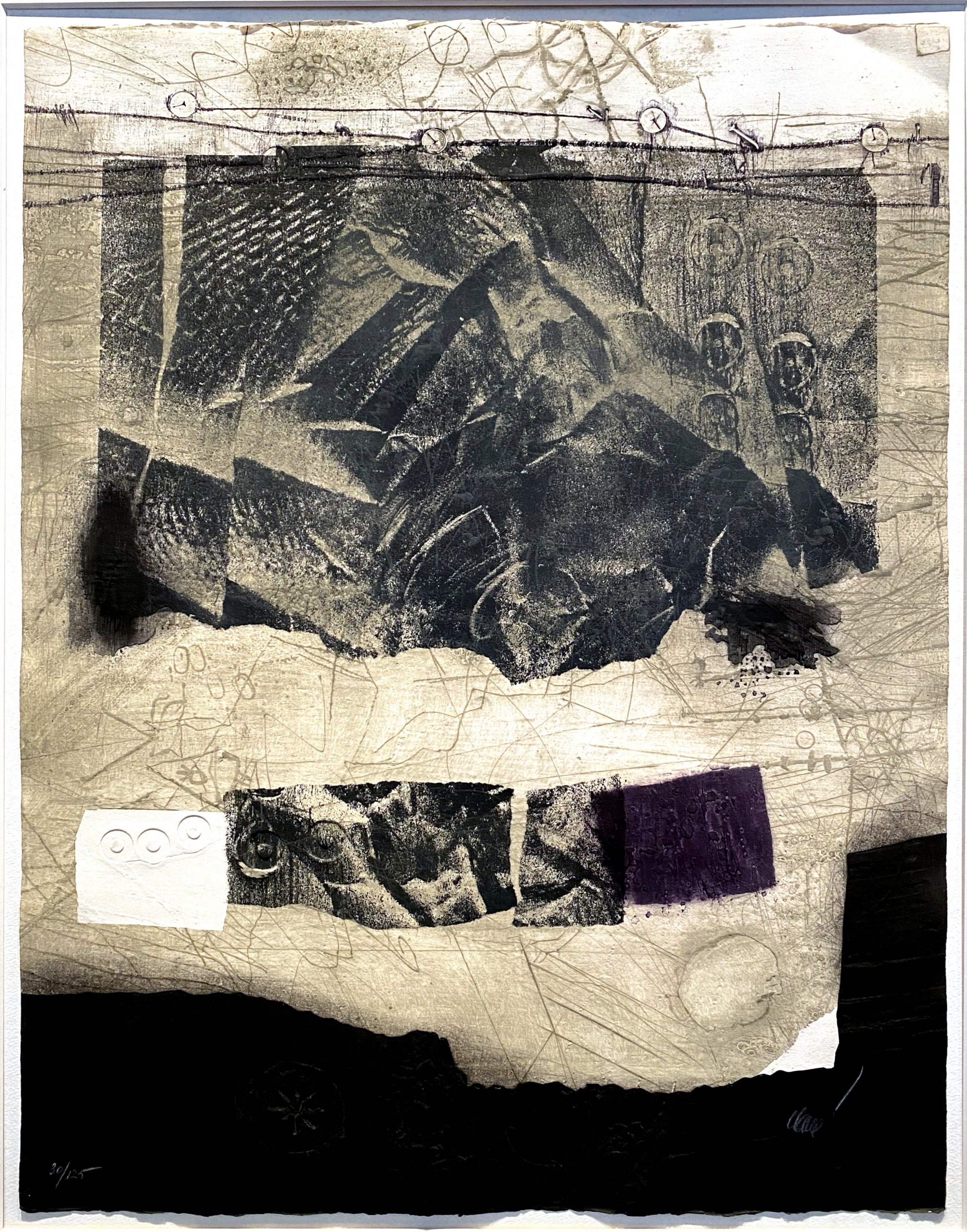 作品詳細: PAPIER FROISSE アントニー・クラーベ『作品』エッチング【真作保証】 絵画